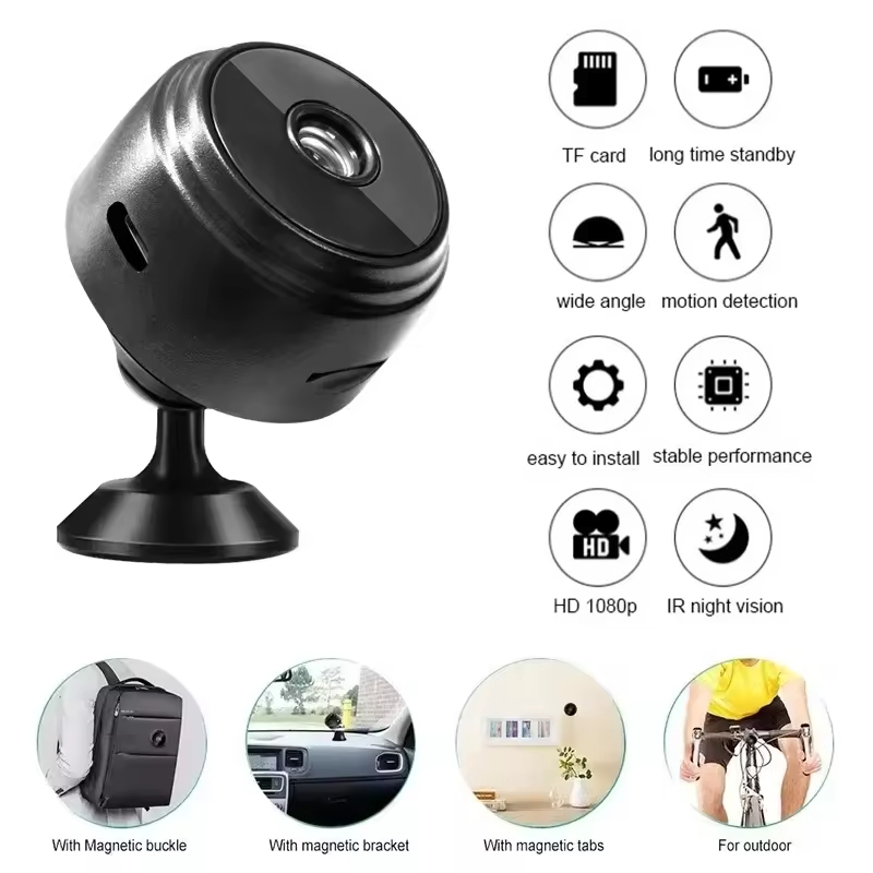 Home Security Honeywell - A9 ミニ WiFi HD 1080P セキュリティカメラワイヤレス監視保護リモートモニター監視ビデオカメラ幼児ペット家庭用