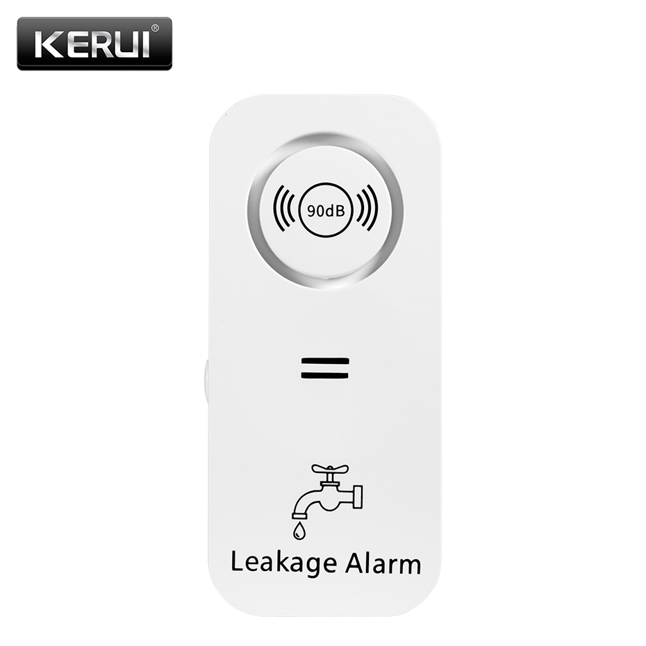 Home Security Outdoor - Kerui-ワイヤレス漏えいセンサー90db,漏れのないアラーム,家庭用の漏れとドリップ防止アラーム