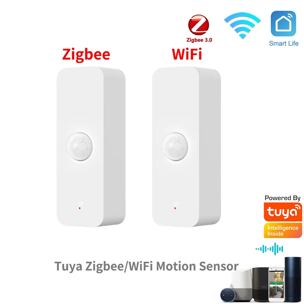 Home Security Technology - Tuya WiFi Zigbee PIR モーションセンサースマートホーム人体赤外線検出器セキュリティスマートライフは Alexa