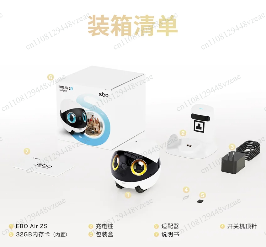 Home Security Robot - ビデオチャットモバイルカメラ付きホームセキュリティコンパニオン 新型Enabot EBO Air 2S ホームロボット
