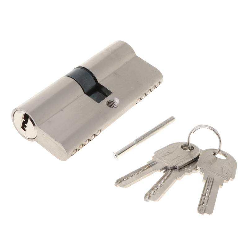 Home Security Door - キー付きエントリードアロックシリンダーロックセット 3 キー付き盗難防止エントランスドアロックシングルオープンロックシリンダー家庭用