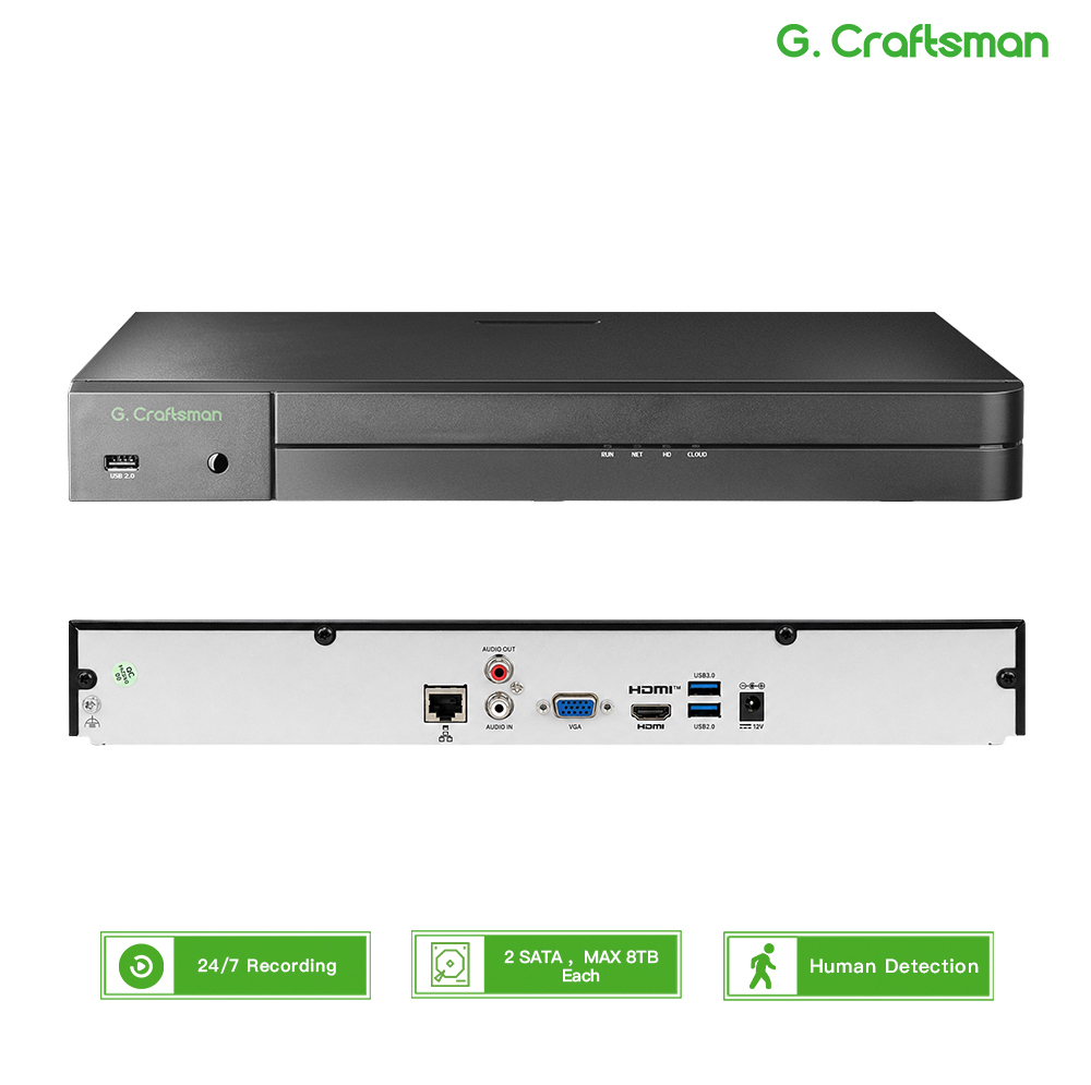 Home Security Camera - UNI 32CH NVR 12MP セキュリティレコーダー レジスター
