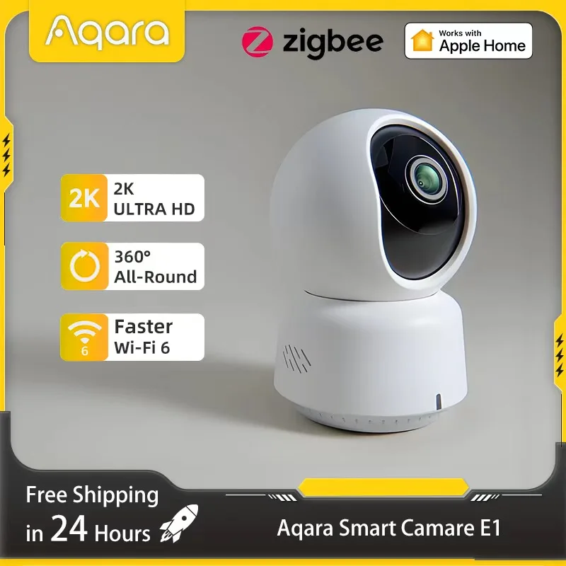 Home Security Lidar - オリジナルAqaraスマートカメラE1 2K 1296P 3MP 360 °