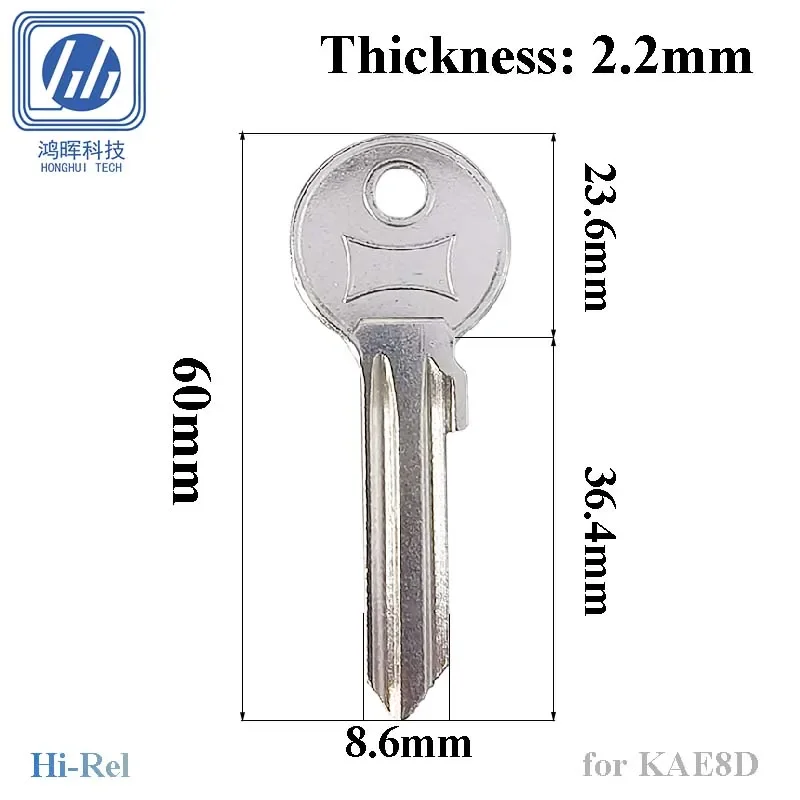 Home Security Doors - 5-100個入り Kale KAE8D ブランクキー エンブリオ 鉄製キー