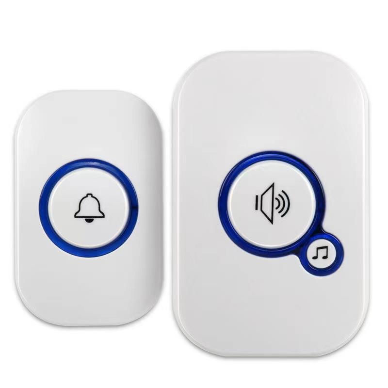 Home Security Doors - ワイヤレスアラームゲストウェルカムチャイムドアベル32種類の着信音付きホームセキュリティドアベル