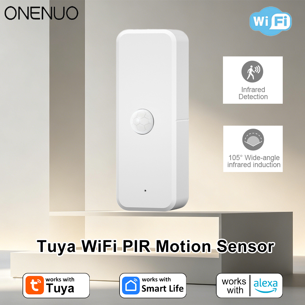 Home Security Gadgets - 新しいTuya WiFi PIRモーション検知器人体赤外線誘導センサーホームセキュリティアラームスマートライフAPPアラートはAlexaと連携します