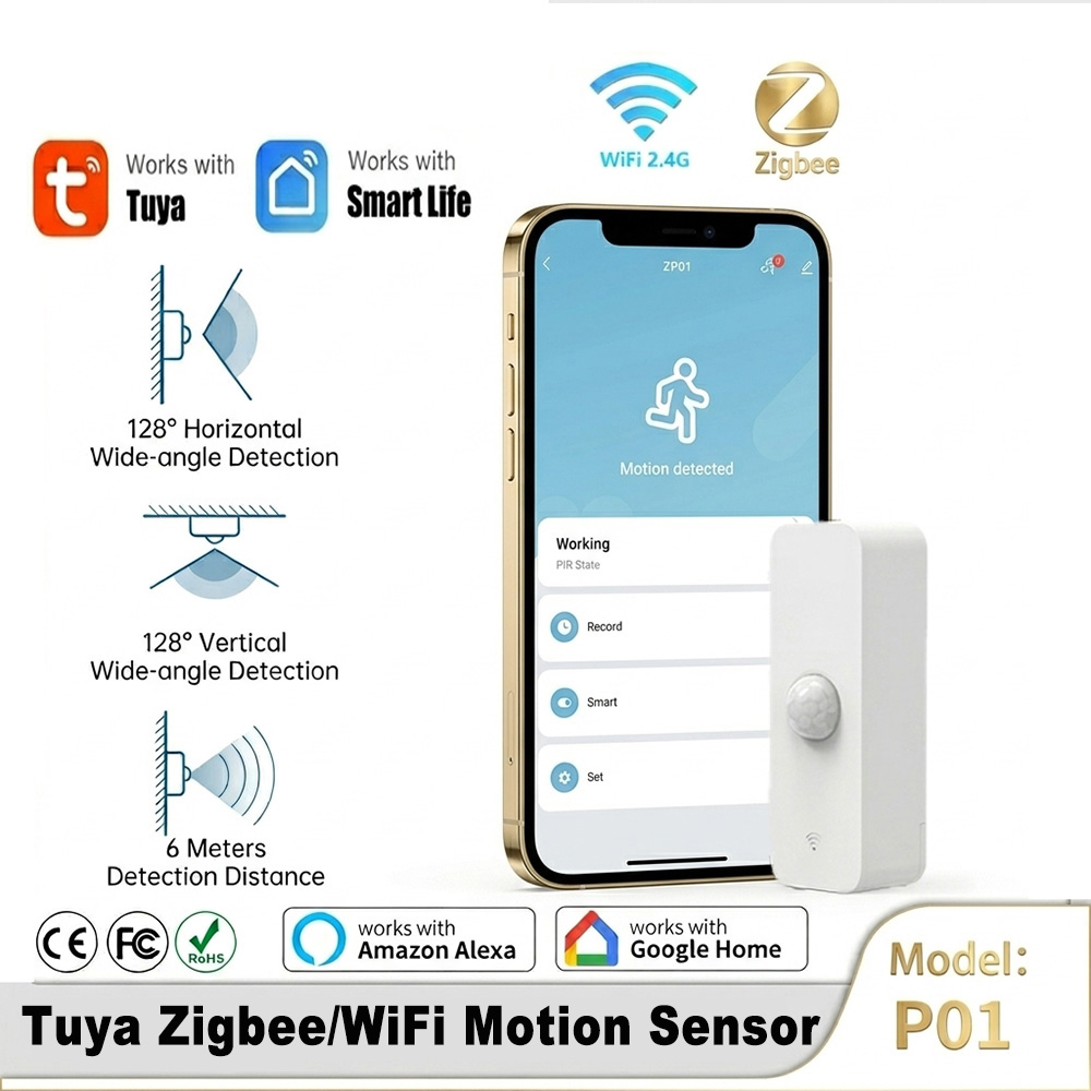 Home Security Technology - スマートPIRモーションセンサー WiFi Zigbee人感センサー スマートライフ ホームセキュリティオートメーション用