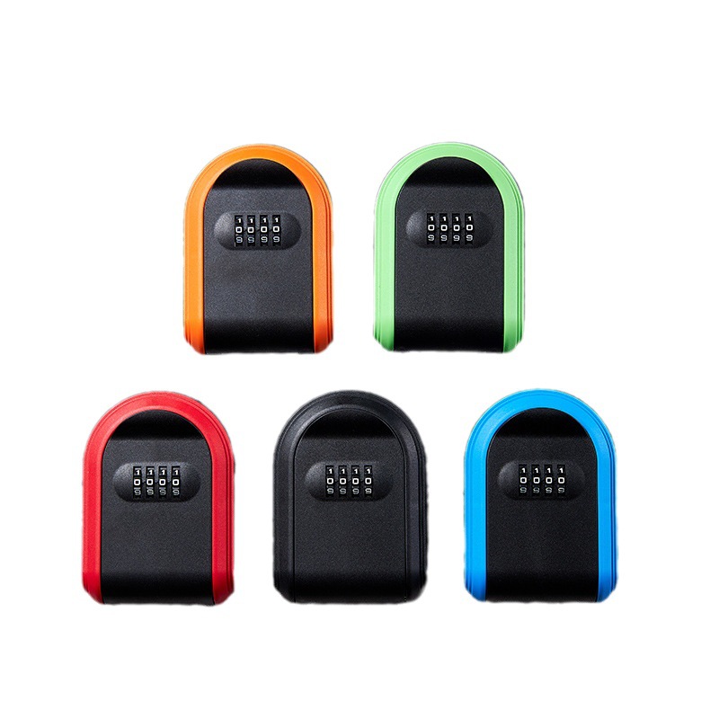 Home Security Key Box - パスワードロック付きプラスチックキーボックス 家庭用ドア用安全保管庫 モダンでシンプルなデザイン