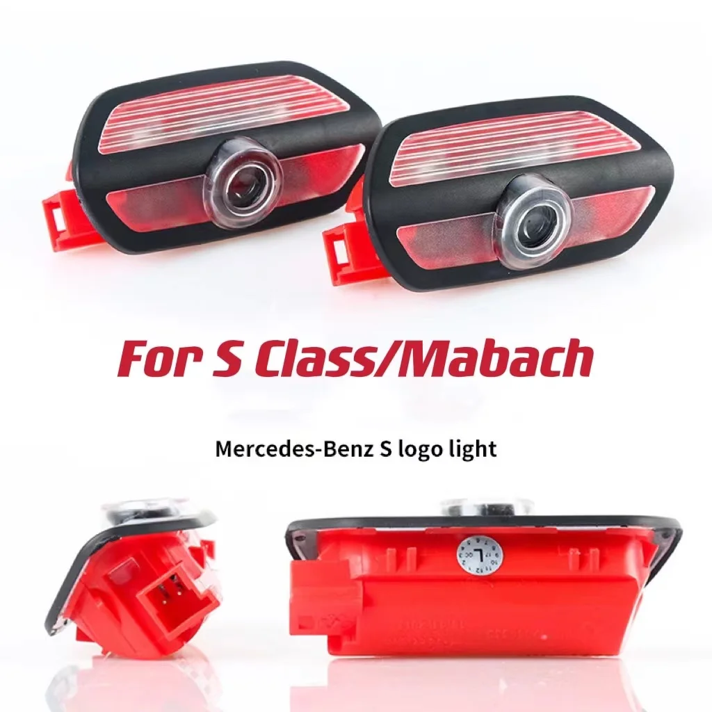 Home Security Logo - 2 個車のドアライト安全 LED ランプ自動ウェルカムロゴシャドウプロジェクター M-ercedes M-abach