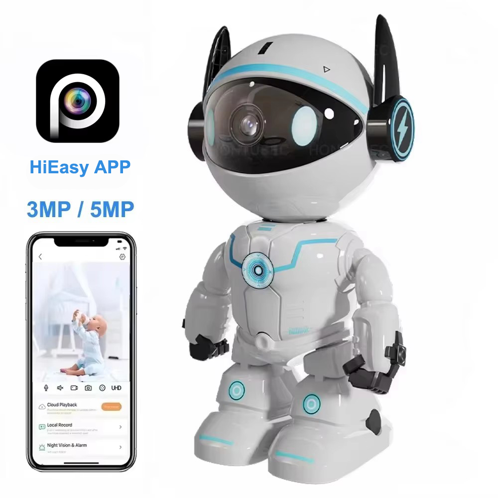 Home Security Robot - HiEasy ロボットカメラ 5MP Wifi 屋内 PTZ