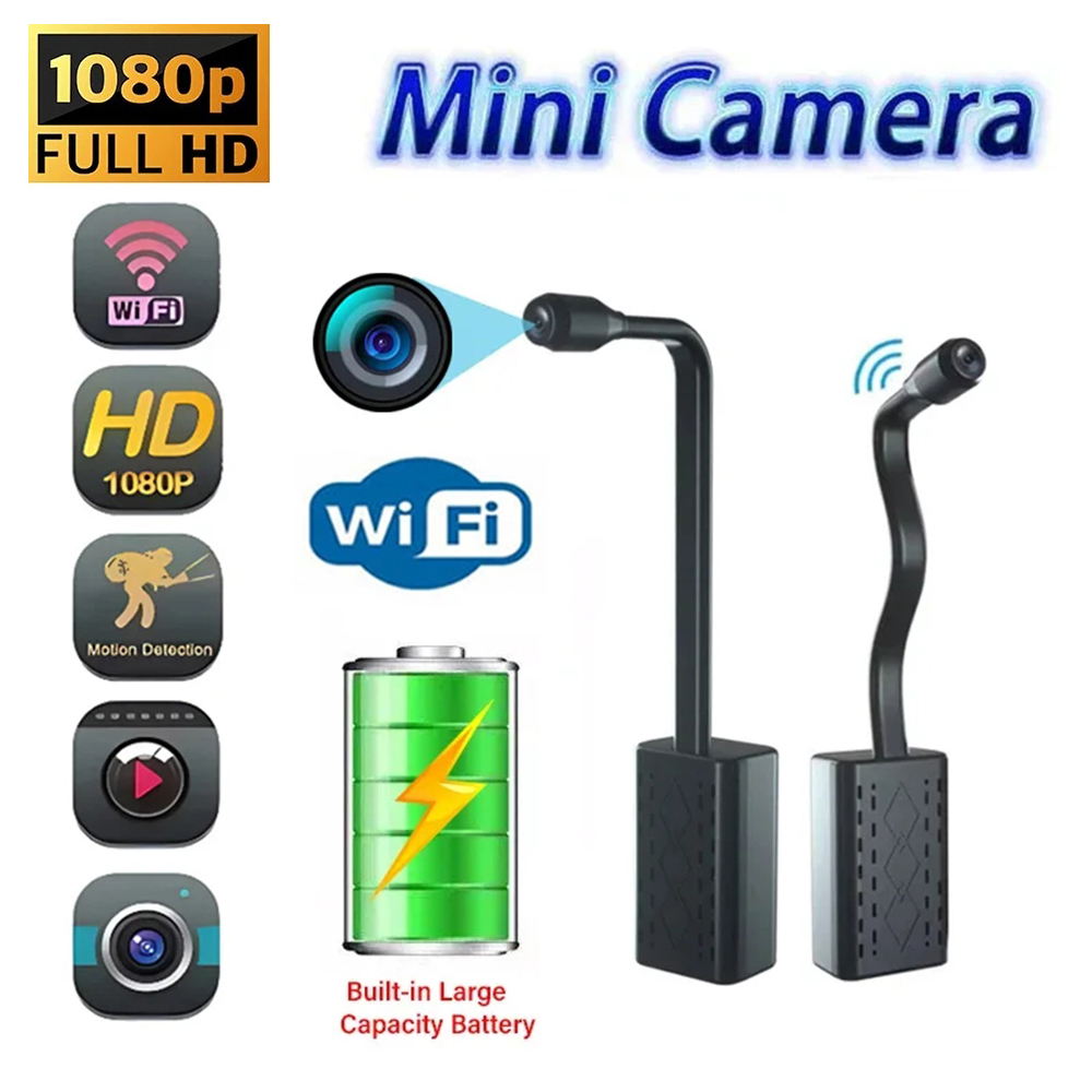 Home Security Honeywell - HD 1080P ミニカメラモーション検出 WiFi カメラビデオレコーダー屋内ホームセキュリティ監視ビデオカメラサポートリモートビュー