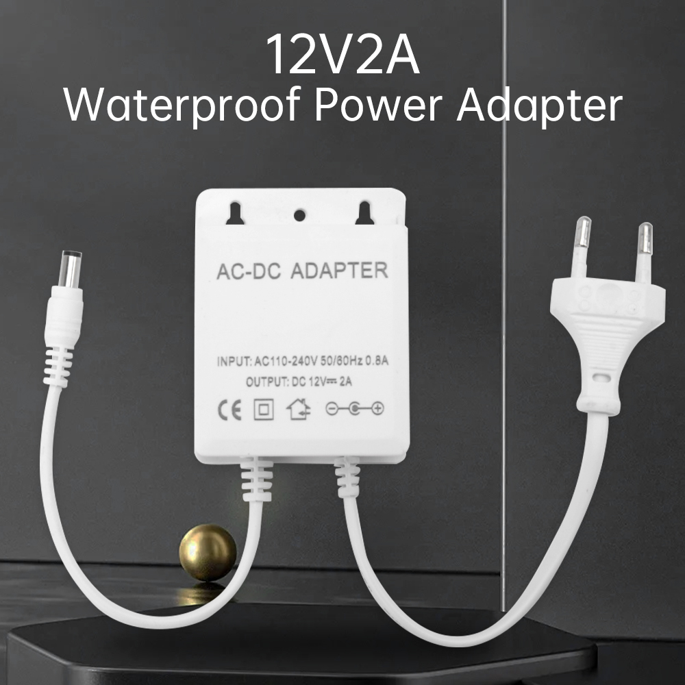 DC12V 2A EU プラグアダプタセキュリティ屋外電源  - Home Security Camera のレビューと価格