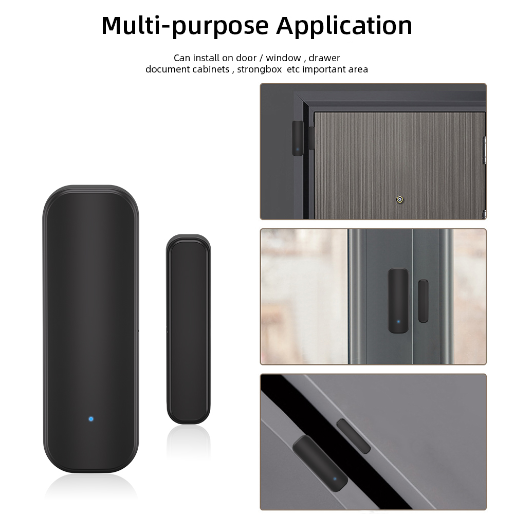 Tuya-zigbeeドアおよびウィンドウセンサー,スマート - Home Security Gadgets のレビューと価格