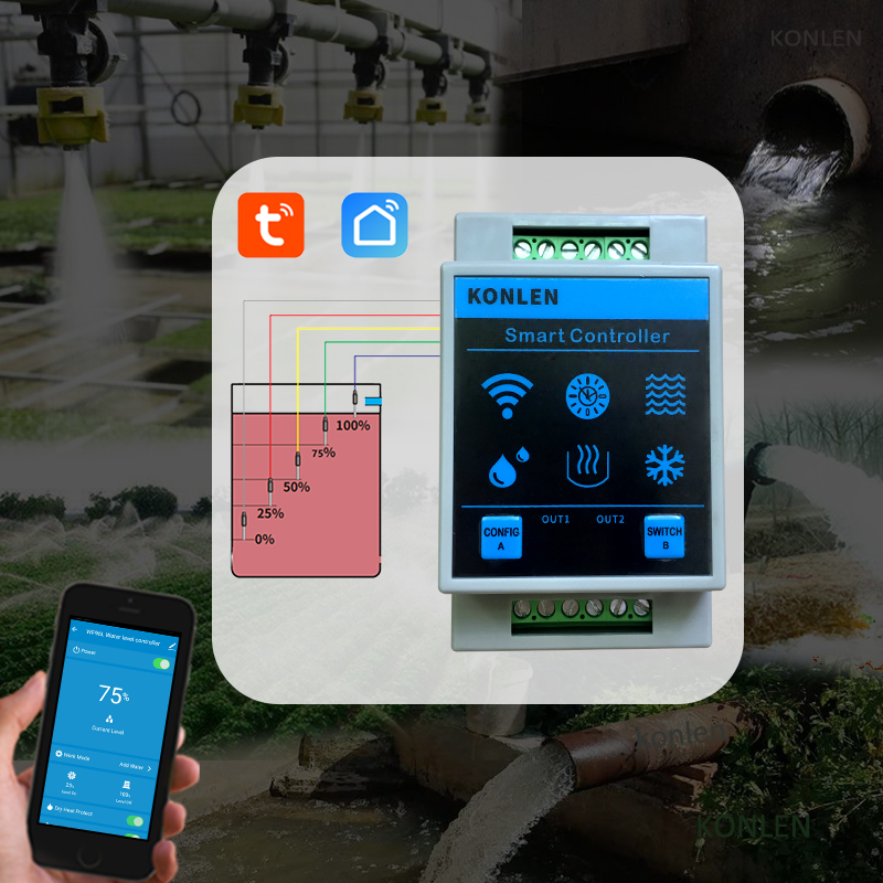 KONLEN Tuya 水位センサー WIFI スマートホー - Home Security Gadgets のレビューと価格