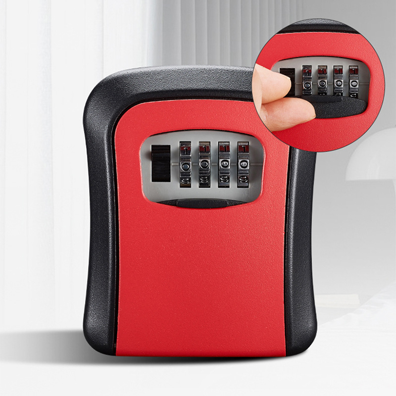壁掛けキーロックボックス 4桁パスワードコードセキュリティロ - Home Security Key Box のレビューと価格