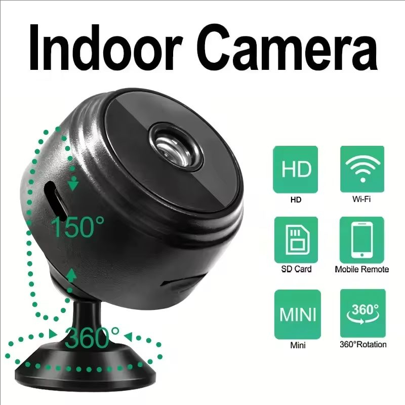 1080P HD WiFiミニカメラ ワイヤレス暗視機能付き - Home Security Honeywell のレビューと価格