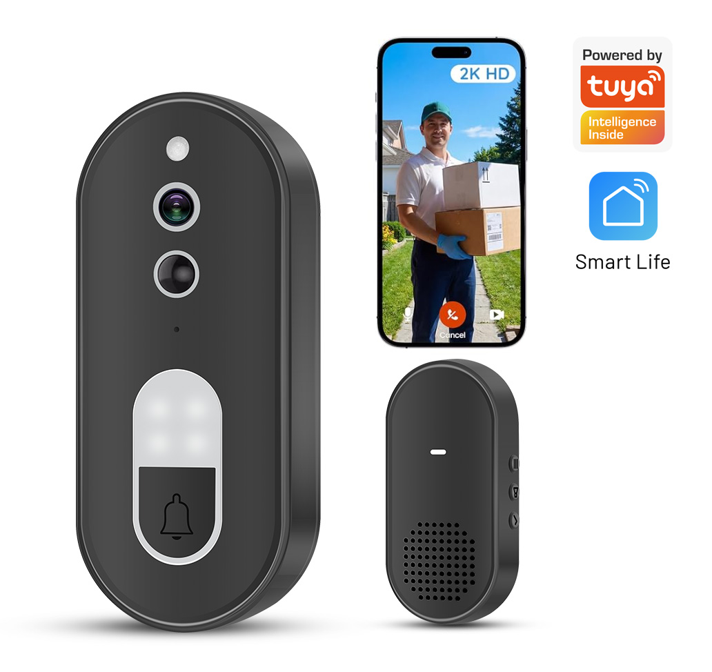Tuya 1080P HD ワイヤレス WiFi ビデオドア - Home Security Honeywell のレビューと価格