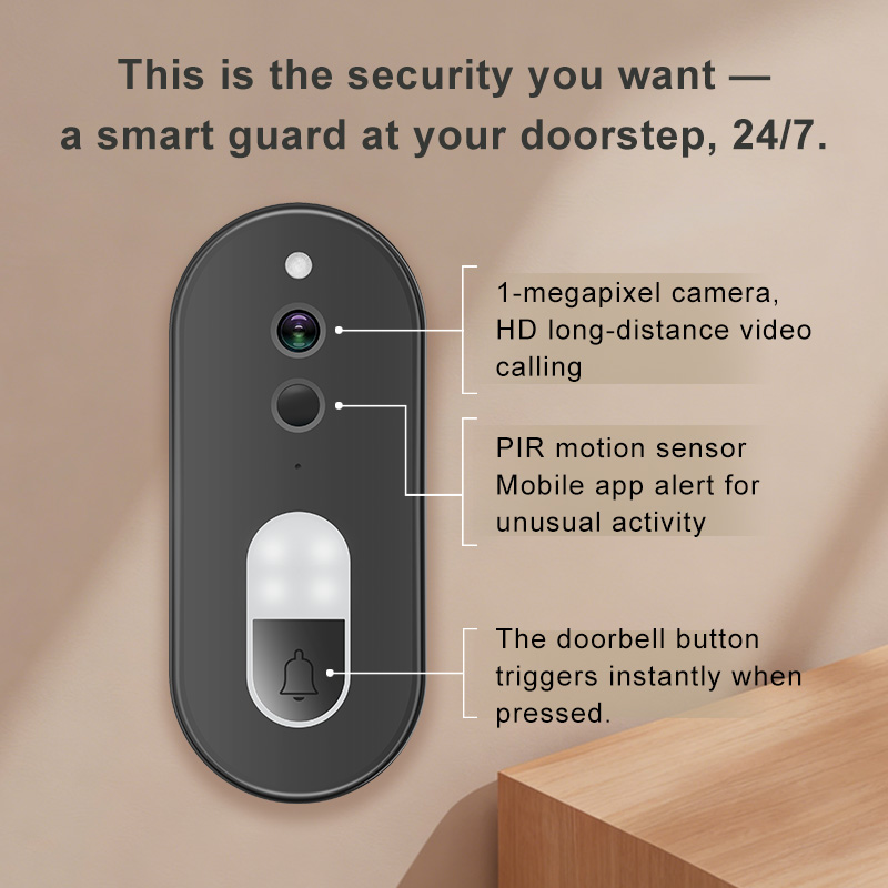 Tuya 1080P HD ワイヤレス WiFi ビデオドア - Home Security Honeywell のレビューと価格