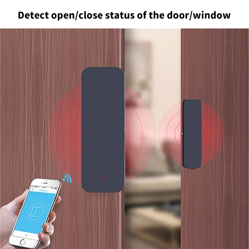 Tuya-磁気ドアセンサーZigbee,窓,エントリーセンサ - Home Security Technology のレビューと価格
