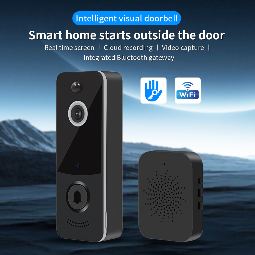 1080P WIFI ビデオドアベル TTLOCK アプリス - Home Security Honeywell のレビューと価格