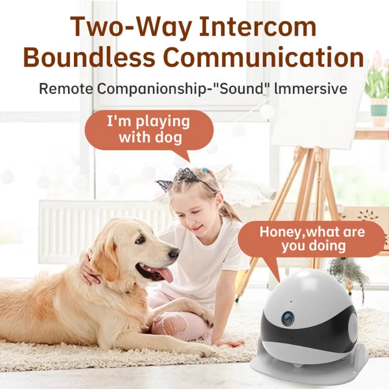 ワイヤレス2K HDモバイルペットコンパニオンロボットカメラ - Home Security Robot のレビューと価格