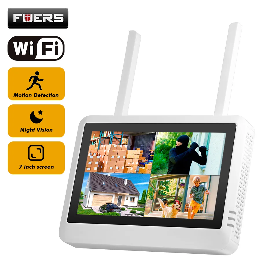 FUERS 8CH ワイヤレス NVR セキュリティシステム - Home Security Systems Wireless のレビューと価格