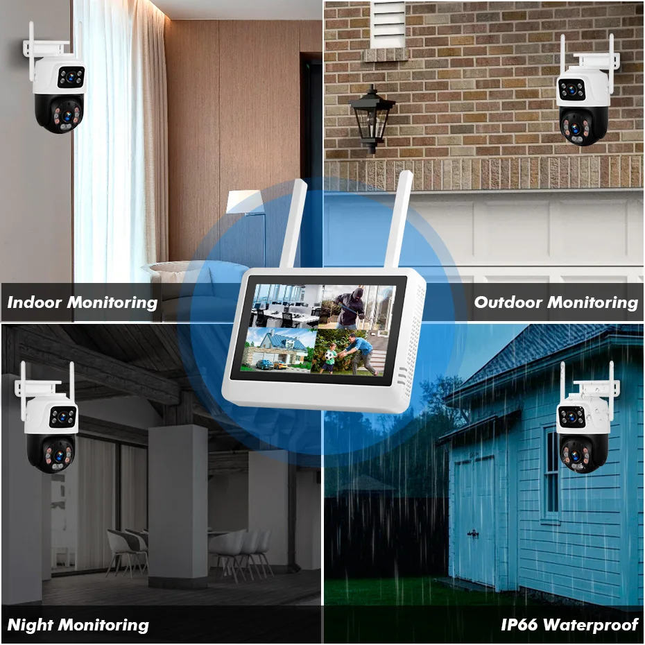 FUERS 8CH ワイヤレス NVR セキュリティシステム - Home Security Systems Wireless のレビューと価格