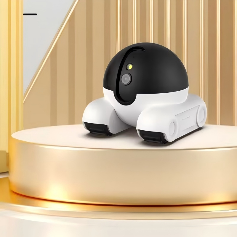 ワイヤレスデュアルレンズロボットカメラ 1080P HD P - Home Security Robot のレビューと価格