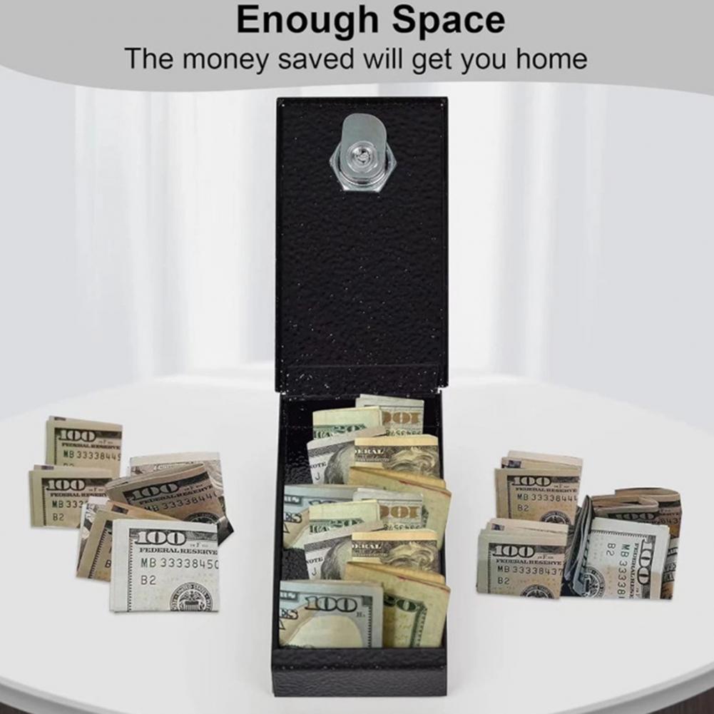 金属製キャッシュボックス ポータブルメタルセーフ キーロック - Home Security Key Box のレビューと価格