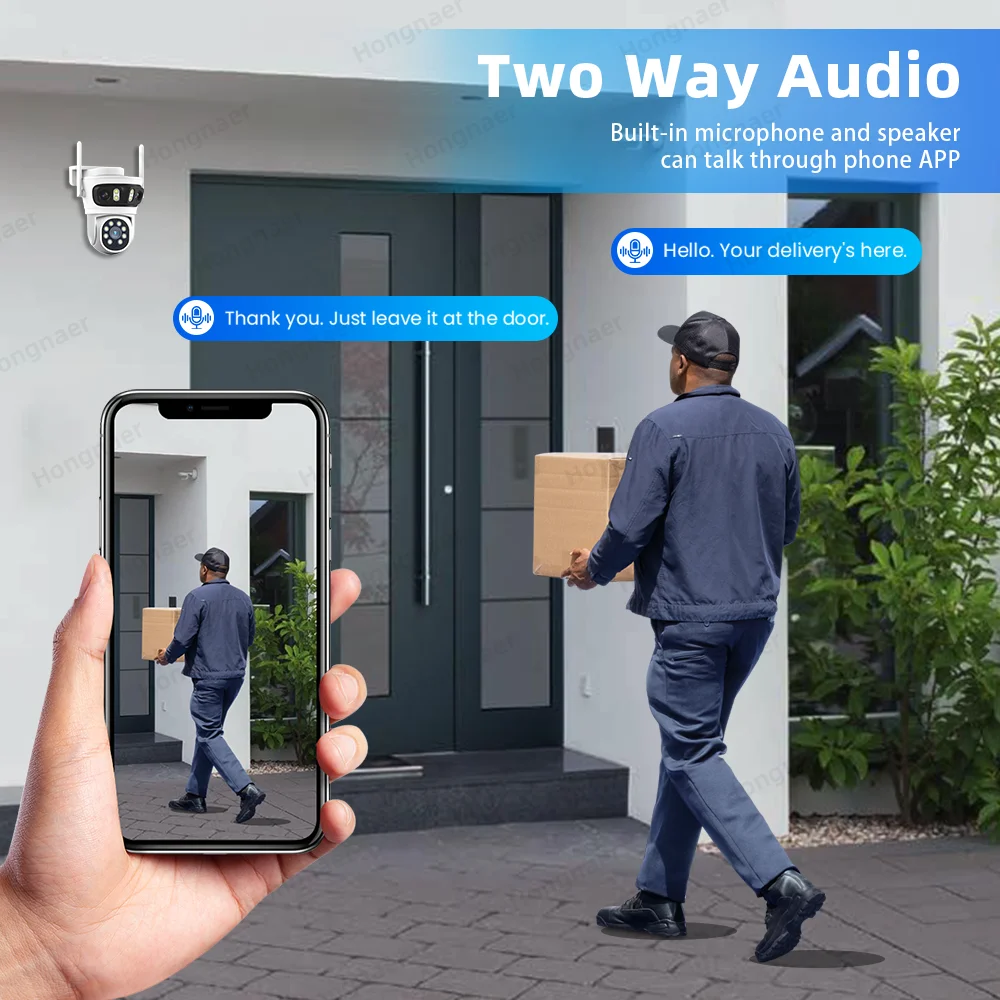 2026年 ホンナール 6MP 4CH 3レンズ 2.4G  - Home Security Systems Wireless のレビューと価格