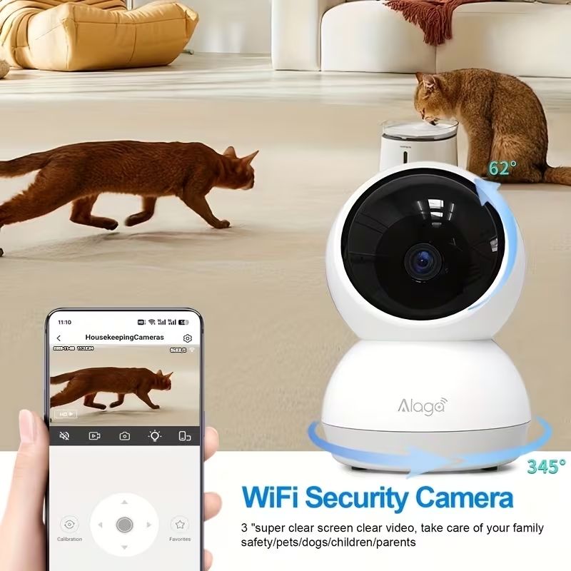 スマートWiFiセキュリティカメラ デュアルバンド5G/2. - Home Security Ai のレビューと価格