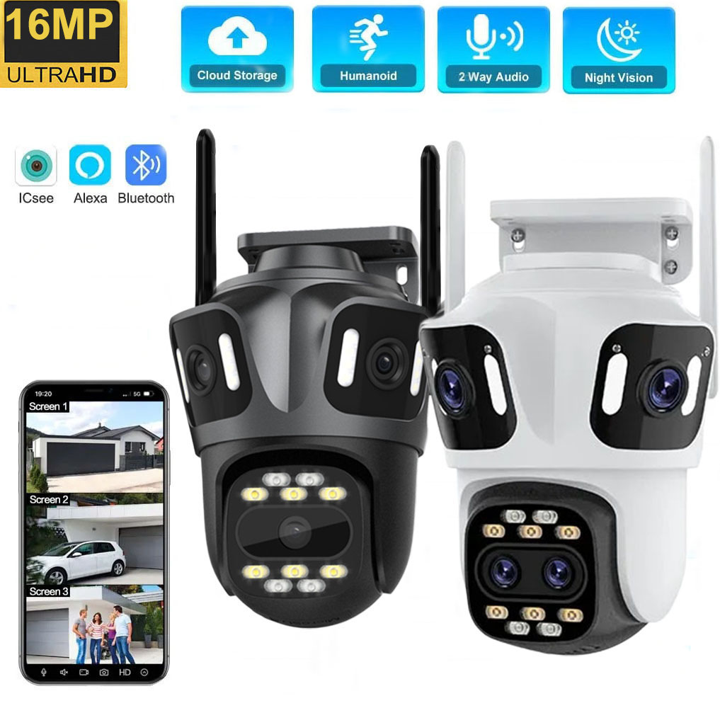 Uzoom 10K 16MP 屋外 PTZ WIFI IP  - Home Security Ai のレビューと価格