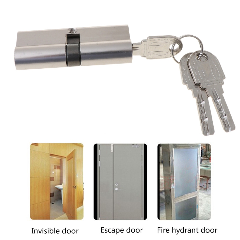 キー付きエントリードアロックシリンダーロックセット 3 キー - Home Security Door のレビューと価格