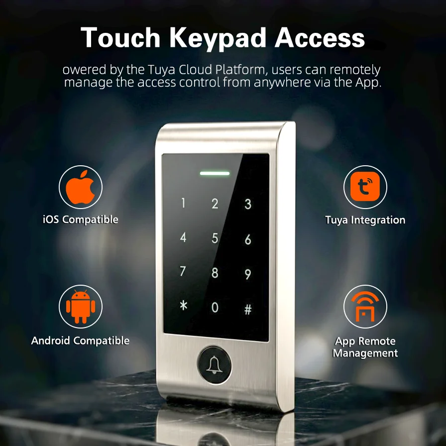 高度なWIFIリモートコントロールタッチキーパッドアクセスシ - Home Security Doors のレビューと価格