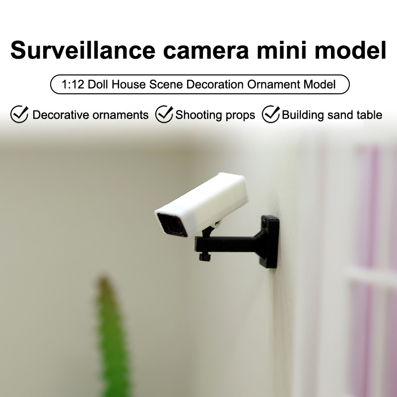 1/12 スケール ミニチュア監視カメラ ドールハウス装飾用 - Home Security Camera のレビューと価格