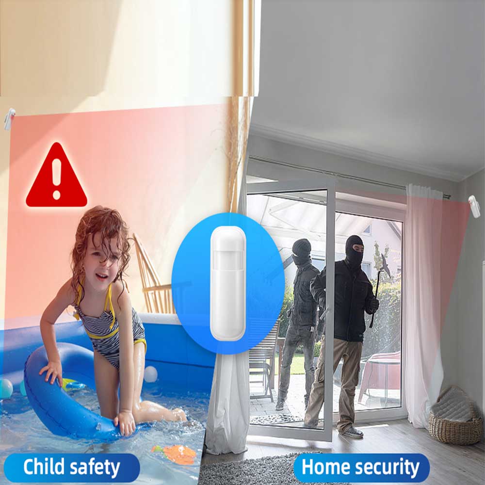 433MHZ PIR センサーホームアラームモーションアラー - Home Security Systems Wireless のレビューと価格