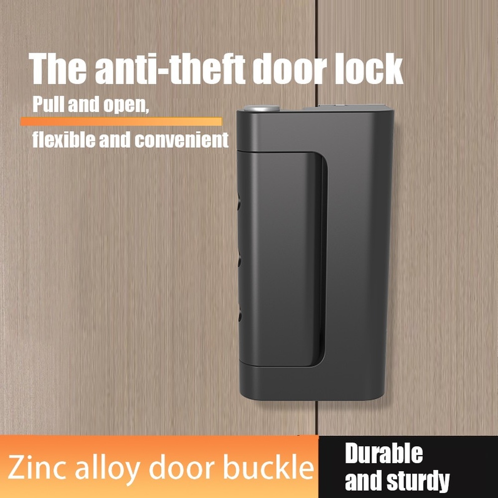 1pc 亜鉛合金盗難防止ドアラッチバックルロックセキュリティ - Home Security Doors のレビューと価格