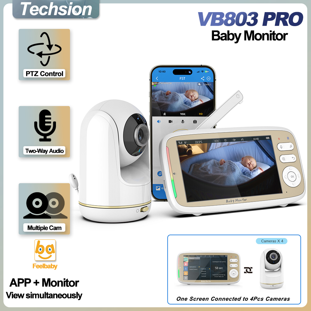 VB803 PRO HD 720Pベビーモニター WIFI  - Home Security Lidar のレビューと価格