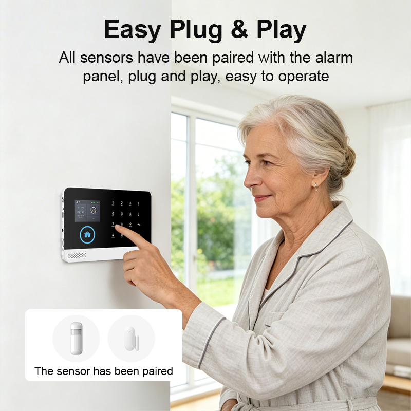 PGST WIFI GSM スマートホームセキュリティ警報シ - Home Security Technology のレビューと価格