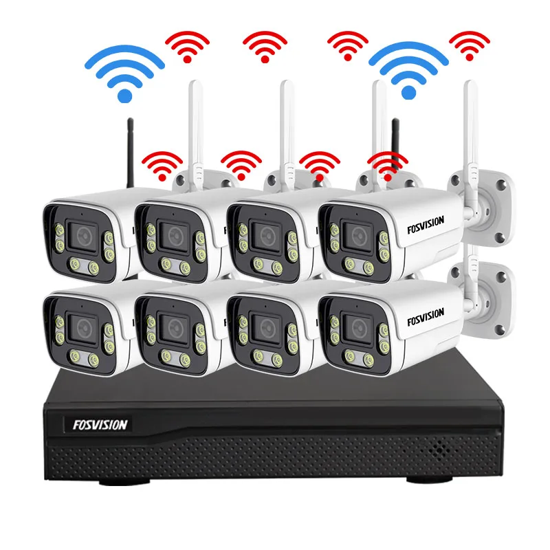 ホットセール 8チャンネル 5MP フルカラー暗視WiFi  - Home Security Video Systems のレビューと価格