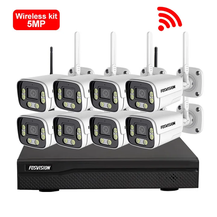 ホットセール 8チャンネル 5MP フルカラー暗視WiFi  - Home Security Video Systems のレビューと価格