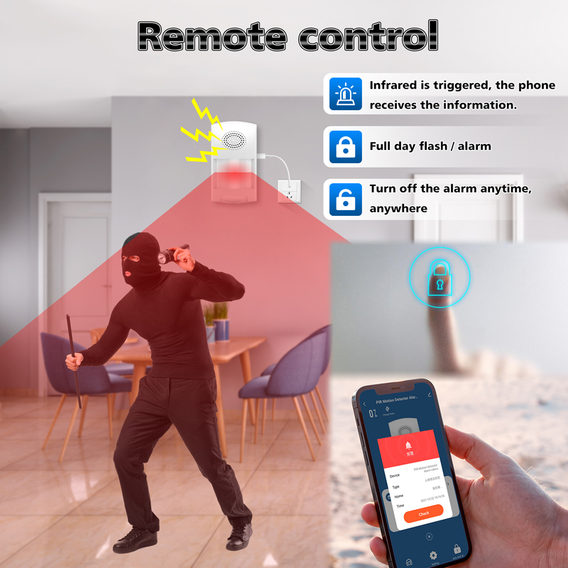 Tuya-モーションセンサー付きインテリジェント赤外線モーシ - Home Security Gadgets のレビューと価格