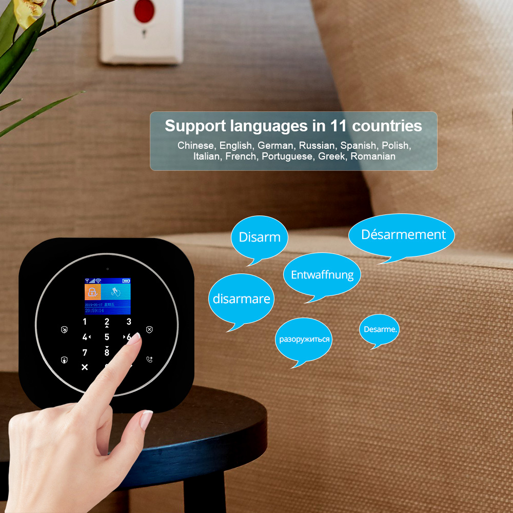 KERUI G12 ワイヤレス Tuya ホーム警報システム - Home Security Technology のレビューと価格