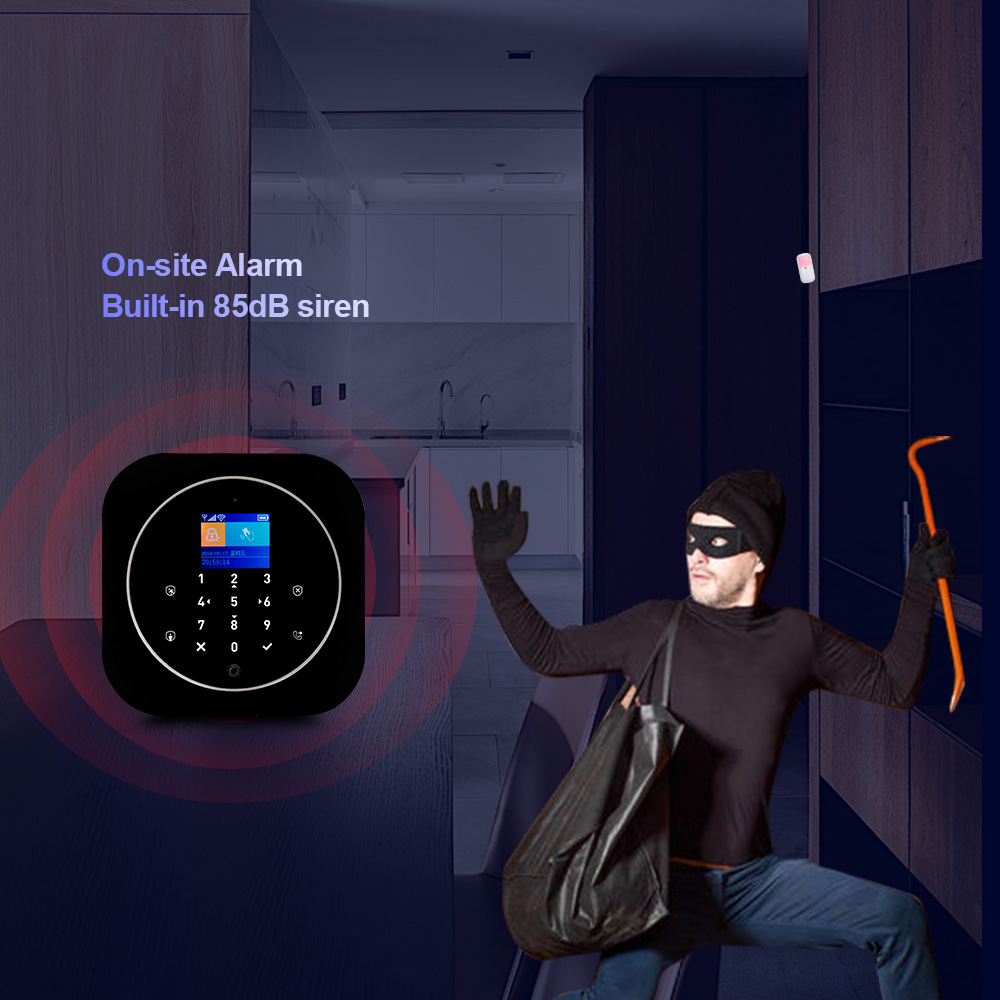 KERUI G12 ワイヤレス Tuya ホーム警報システム - Home Security Technology のレビューと価格
