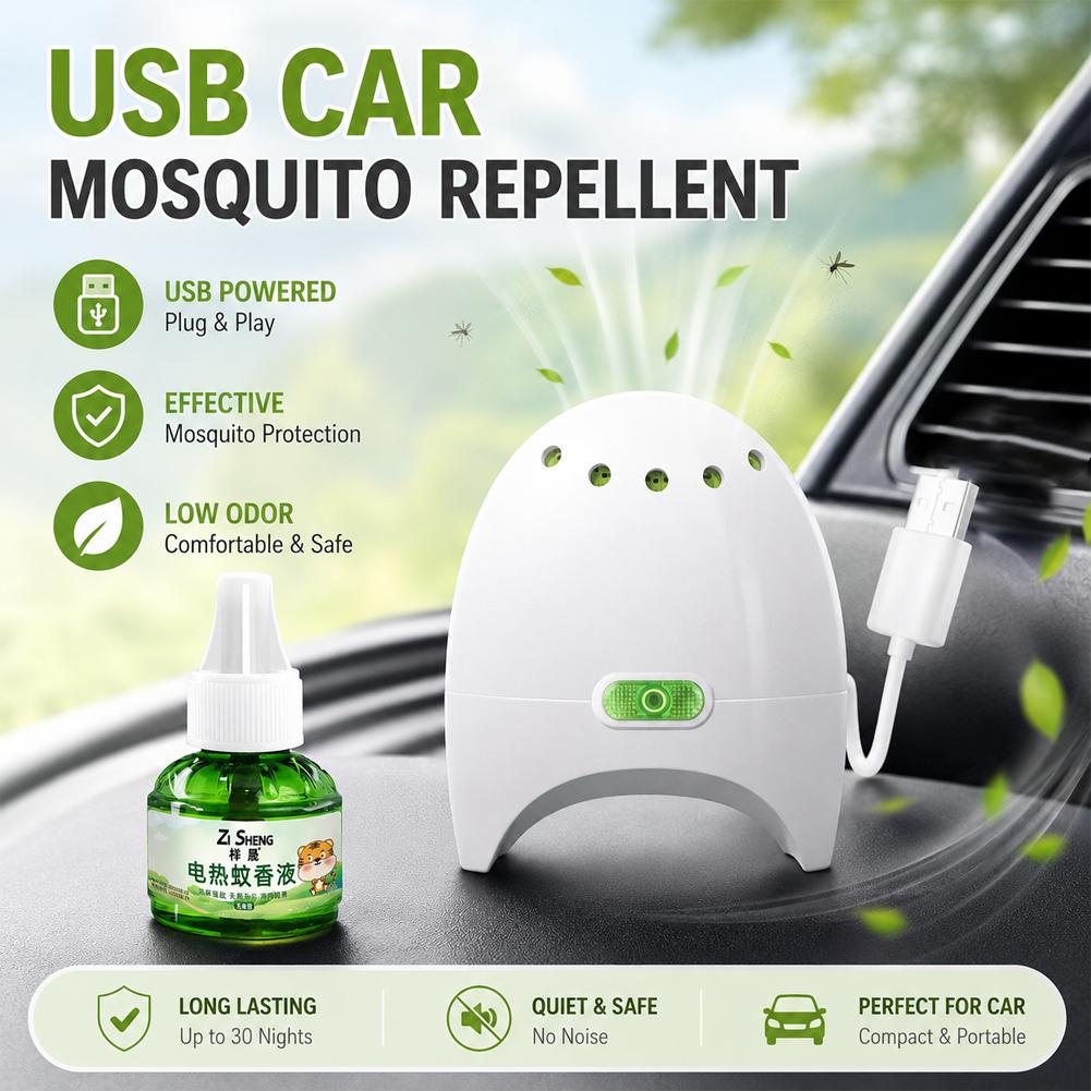 USB 車用電気蚊よけ装置モバイルプラグインヒーターホームユ - Home Security Technology のレビューと価格