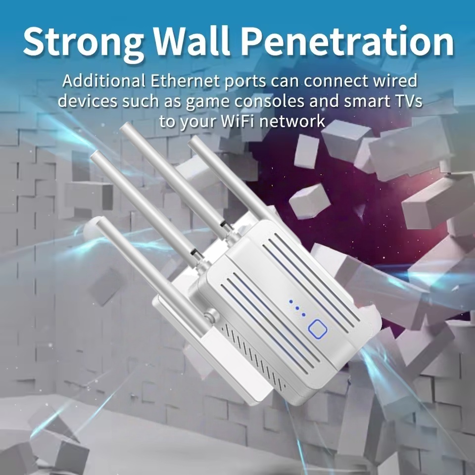 300Mbps ワイヤレスWiFiリピーター 2.4G 信号 - Home Security Outdoor のレビューと価格