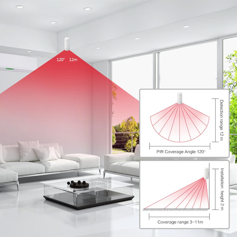 433MHz モーションセンサーワイヤレスミニ PIR 赤外 - Home Security Systems Wireless のレビューと価格