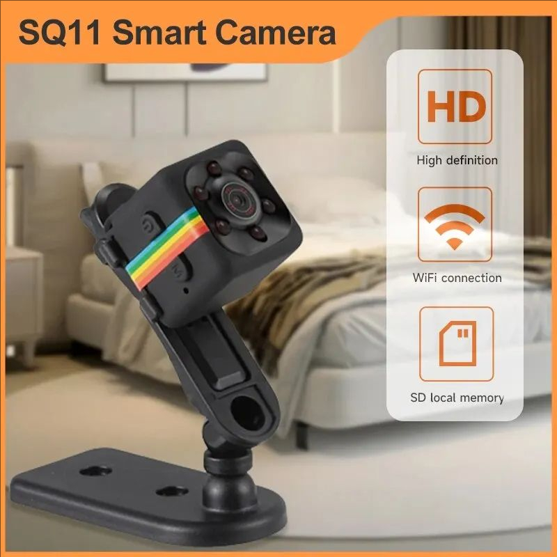 ミニカメラ HD ポータブル小型ナニーカム ビデオ音声ミニD - Home Security Video Systems のレビューと価格