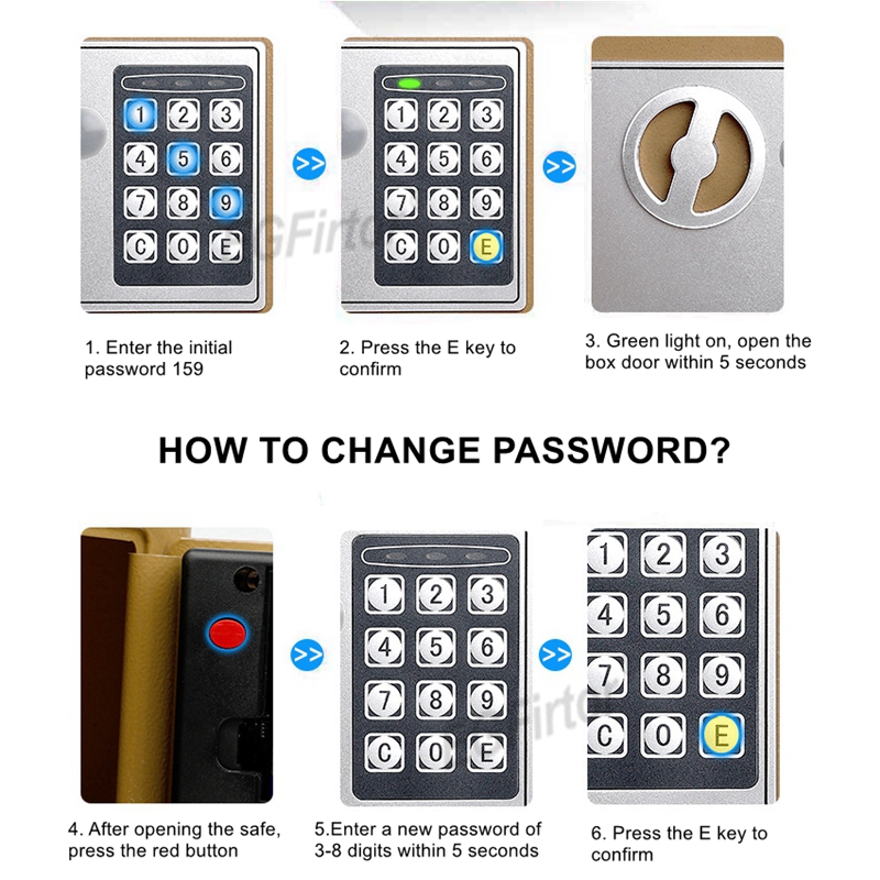 壁掛けパスワードセーフティボックス盗難防止キーセーフ、セキュ - Home Security Key Box のレビューと価格