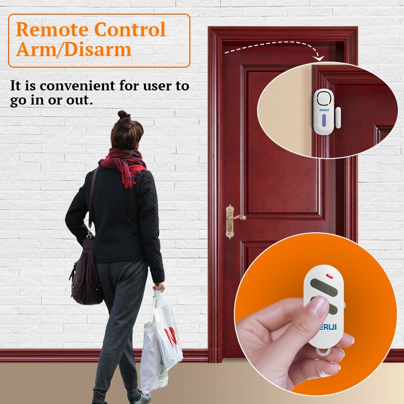 Kerui-ワイヤレスドアおよびウィンドウエントリセキュリテ - Home Security Systems Wireless のレビューと価格